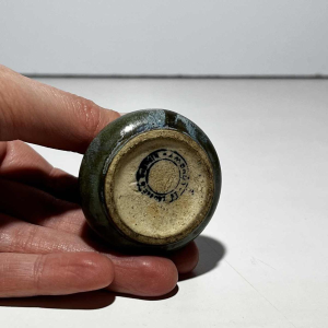 Denbac & Charles Greber, suite de 7 vases miniatures en gre`s, France de´but XX