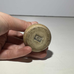 Denbac & Charles Greber, set of 7 stoneware miniature vases, France, early 20th century