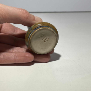 Denbac & Charles Greber, suite de 7 vases miniatures en gre`s, France de´but XX