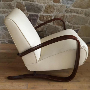 Jindrich Halabala voor THONET, Paar fauteuils "H269" Art Deco, 1930