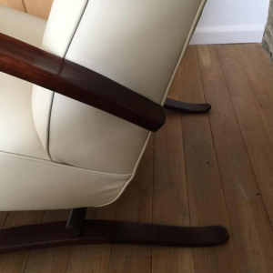 Jindrich Halabala voor THONET, Paar fauteuils "H269" Art Deco, 1930