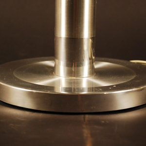 Art Deco table / desk lamp, chromed and brushed metal, circa 1935