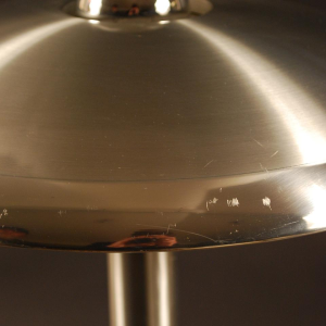 Art Deco tafel / bureaulamp in metaal, circa 1935