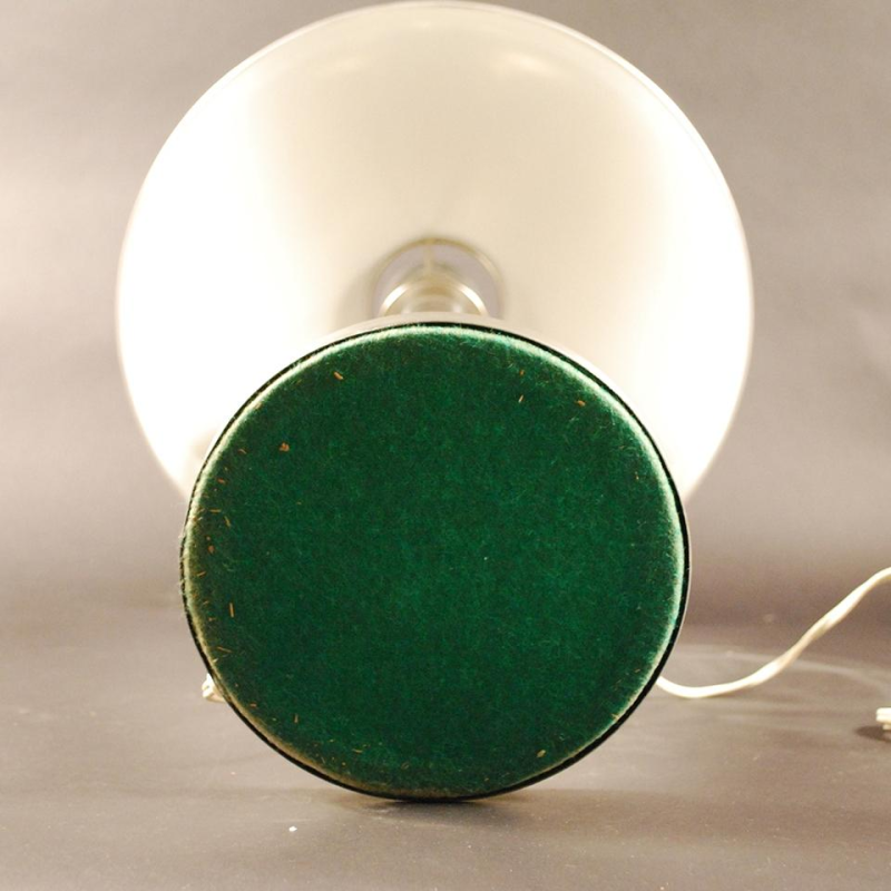 Art Deco table / desk lamp, chromed and brushed metal, circa 1935