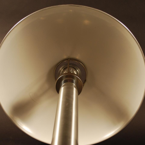 Art Deco table / desk lamp, chromed and brushed metal, circa 1935