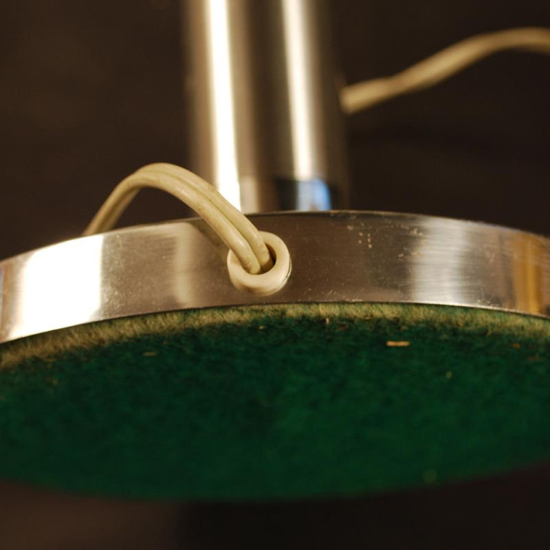 Art Deco table / desk lamp, chromed and brushed metal, circa 1935