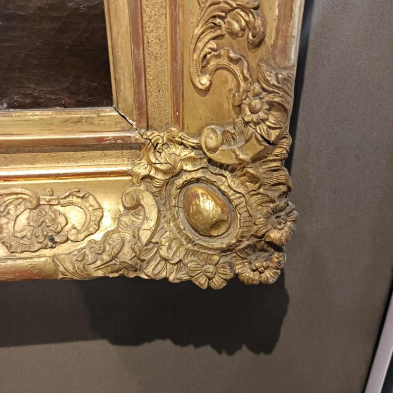 Painting of a pastoral scene, gallant 18th century in the spirit of Watteau / Lancret