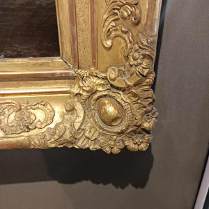 Painting of a pastoral scene, gallant 18th century in the spirit of Watteau / Lancret