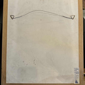 O. NYSSENS "abstractie" olieverf of gouache op papier