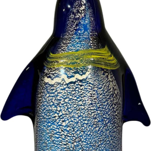 AURELIANO TOSO « Pinguin ou manchot » sculpture animalière en verre soufflé, Italie Murano ca 1960