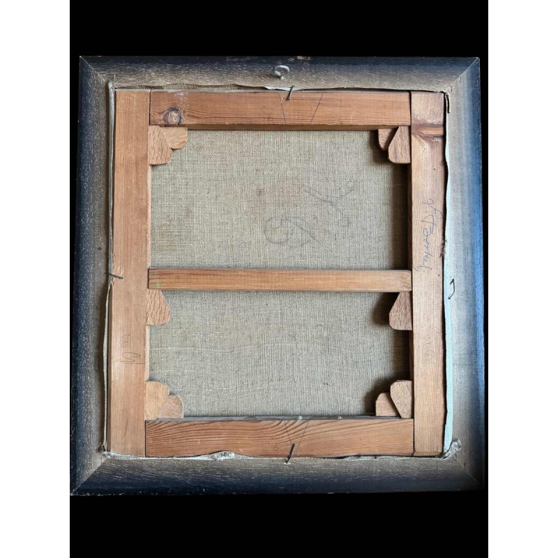 M-M VERHEYDEN “Boeket gele rozen” stilleven, schilderij olieverf op doek, 20e eeuw