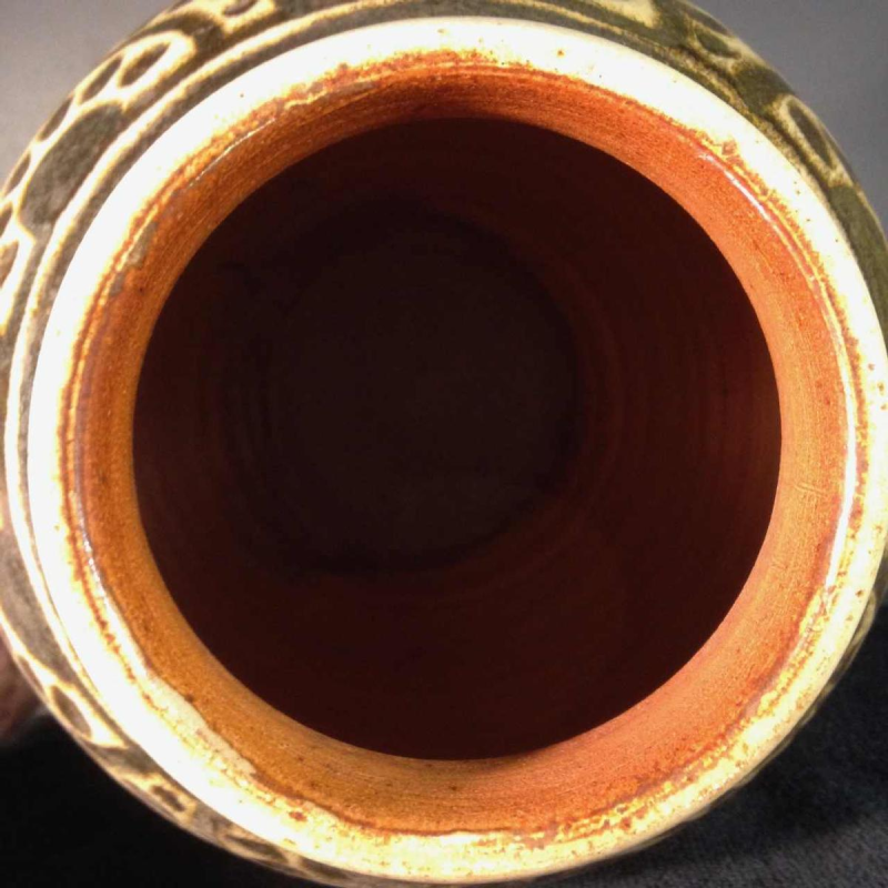 Eugene Paulus, zeldzame Afrikaanse Art Deco vaas, zandsteen Bouffioulx CHATELET,