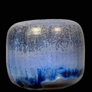 Antonio Lampecco, blue ceramic vase