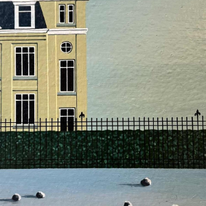 Louis HACHE « De school " schilderij olieverf op paneel