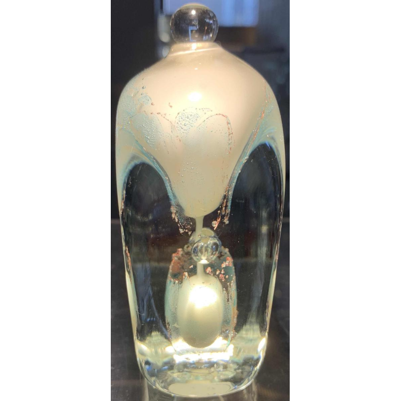 Flacon en verre du maître verrier français ALAIN BEGOU