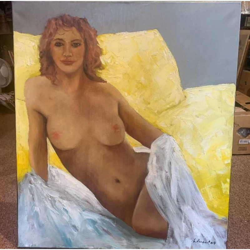 Oil on canvas Christian Hocquet