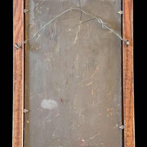 Albert Isidore DEVOS « De retour de pêche » peinture huile sur bois