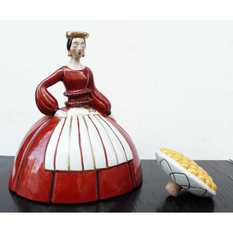 Flacon à liqueur "la marchande d'oranges" Robj Paris