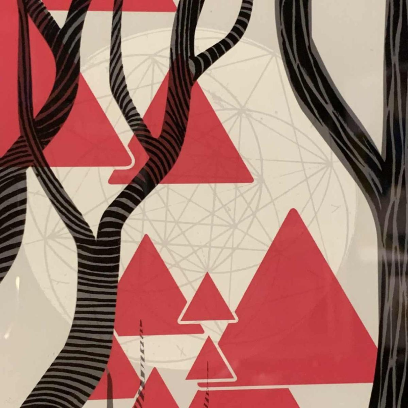 Serigraphy illustration futurist Sam Chivers numbered 1/1 Wilmington GB