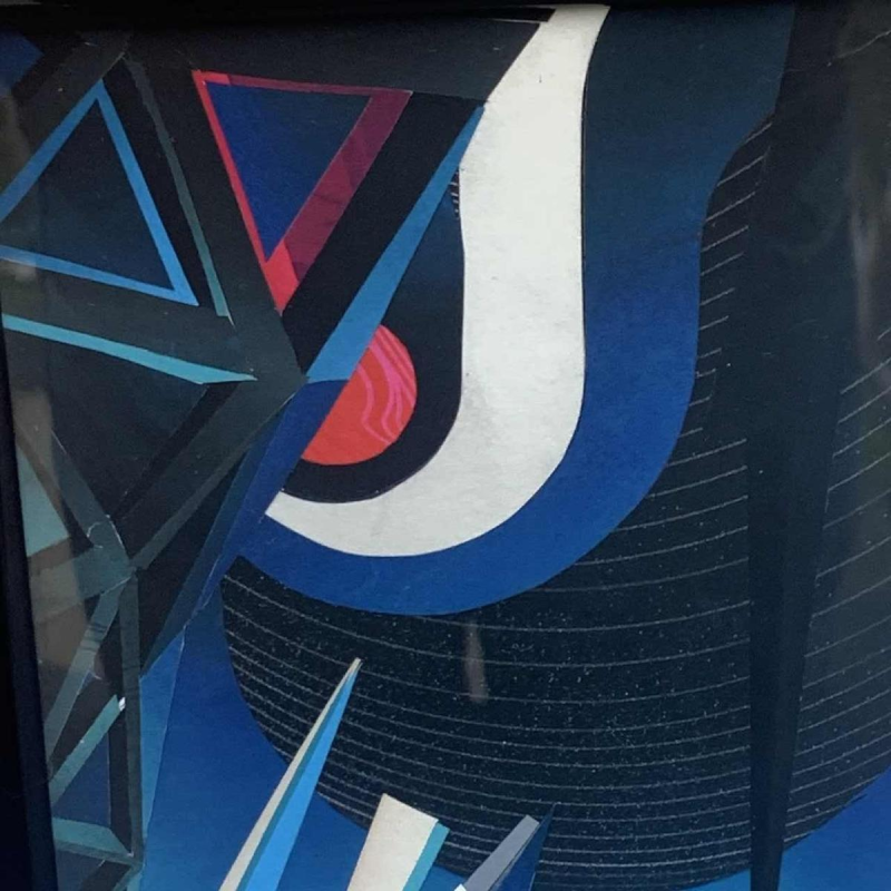 Serigraphy illustration futurist Sam Chivers numbered 20/100 Wilmington GB