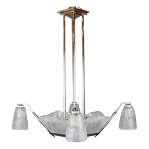 Art Deco pendant light by Degue circa 1930