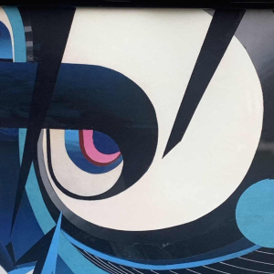 Sérigraphie illustration futuriste Sam Chivers numérotée 20/100 Wilmington GB