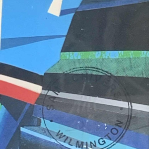 Serigraphy illustration futurist Sam Chivers numbered 20/100 Wilmington GB