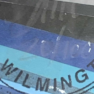 Zeefdruk illustratie futuristisch Sam Chivers genummerd 20/100 Wilmington GB