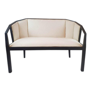 Banquette Art Déco complètement restaurée et regarnie, ca 1930