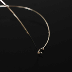 Set (necklace and pair of earrings) in white gold and diamonds