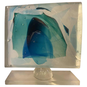 Glass sculpture by Charles Bray (1922-2012)