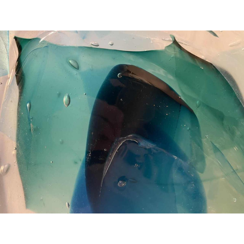 Glass sculpture by Charles Bray (1922-2012)