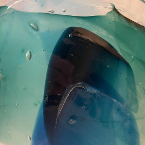 Glass sculpture by Charles Bray (1922-2012)