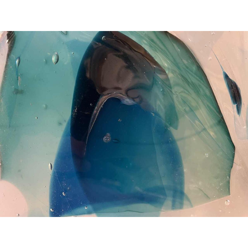 Glassculptuur van Charles Bray (1922-2012)