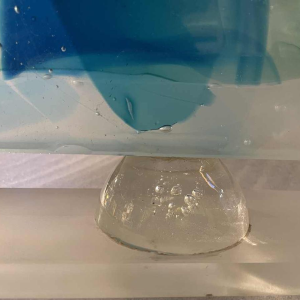 Glass sculpture by Charles Bray (1922-2012)