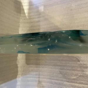 Glassculptuur van Charles Bray (1922-2012)