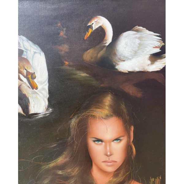 luc GENOT (1943-1995) huile sur toile