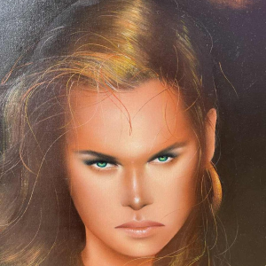 luc GENOT (1943-1995) huile sur toile « Un accès de mélancolie »