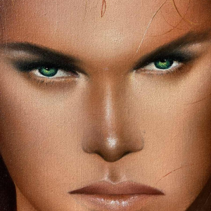 luc GENOT (1943-1995) huile sur toile « Un accès de mélancolie »