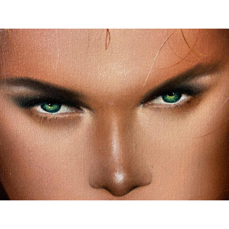 luc GENOT (1943-1995) huile sur toile « Un accès de mélancolie »