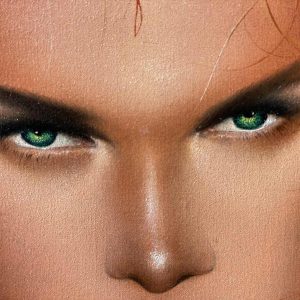 luc GENOT (1943-1995) huile sur toile « Un accès de mélancolie »