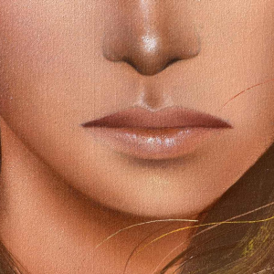 luc GENOT (1943-1995) huile sur toile « Un accès de mélancolie »