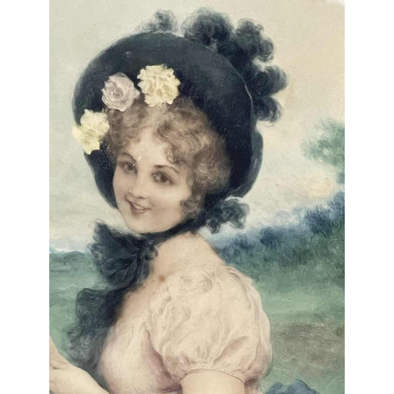 Francesco VINEA (Firenze - Florence) Elegant lithograph