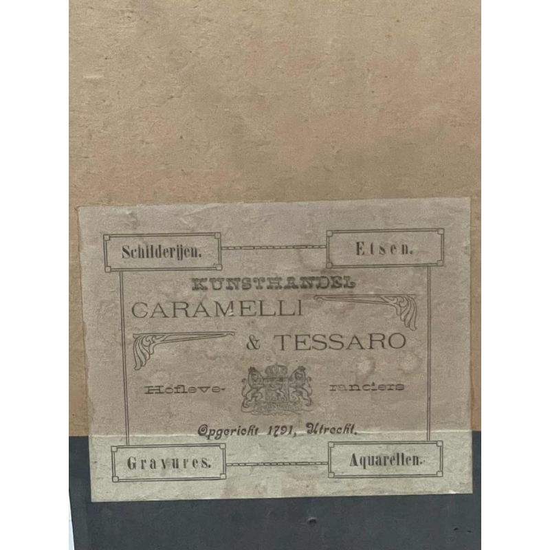 Francesco VINEA (Firenze - Florence) Elegant lithograph