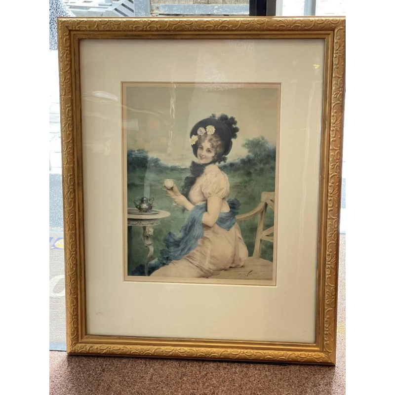 Francesco VINEA (Firenze - Florence) Elegant litho