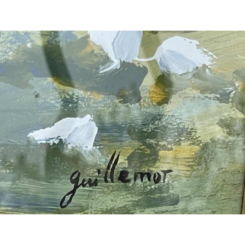 Thierry GUILLEMOT (1957-) « Procession à Sainte Anne la Palud Bretagne » olie