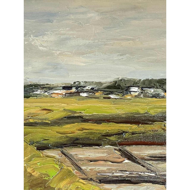 Jacques Vander Elst (1925-1991): “Zoutmoerassen Batz s/mer Bretagne 1974” hst