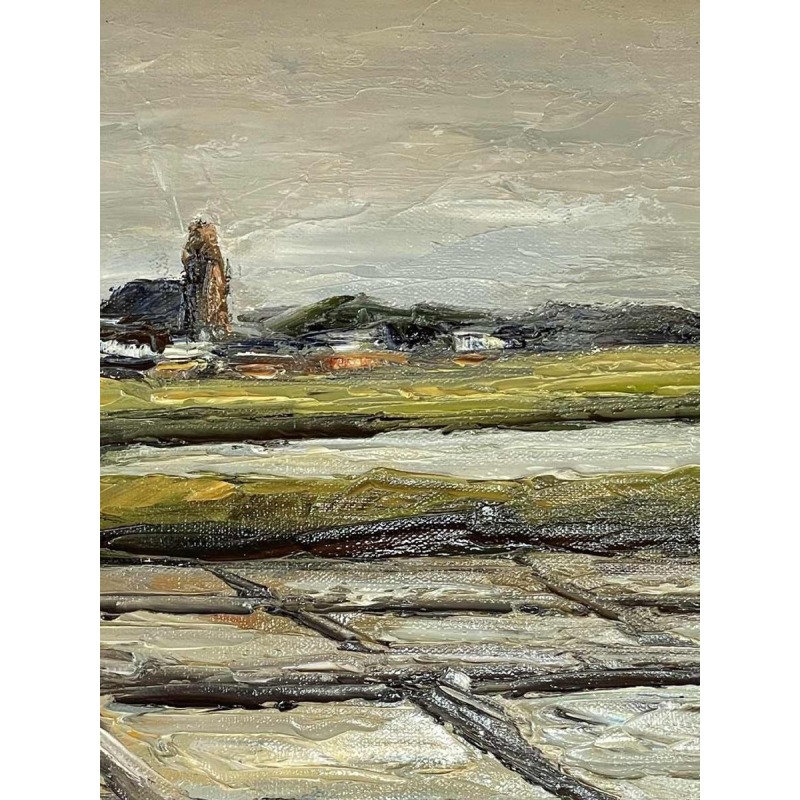 Jacques Vander Elst (1925-1991): “Zoutmoerassen Batz s/mer Bretagne 1974” hst