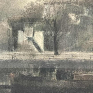 Roger SCHEP (-2007) « La pointe de la Citadelle de Namur - la Sambre » vers 1970