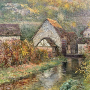Jean BEAUDUIN (1851-1916) The Old Mill oil on canvas 73x60cm